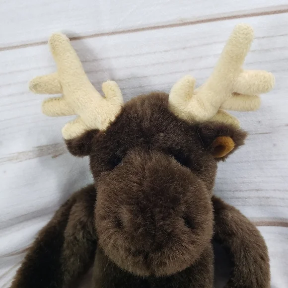 🌞SOLD🌞It's All Greek To Me Brown Moose Hugger 18" Plush Stuffed Animal #510606 - Picture 3 of 9